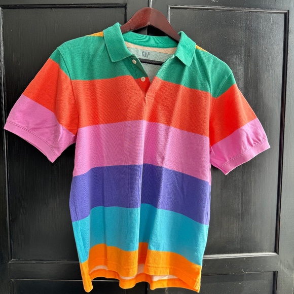 GAP Multicolored Striped Polo - Picture 1 of 3